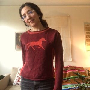 Vintage horse sweater